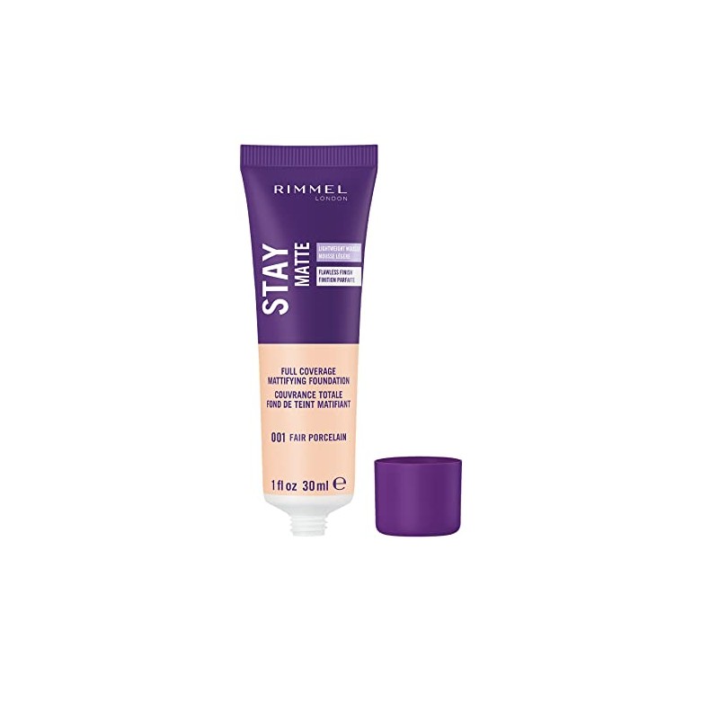Rimmel London Stay Matte Liquid Mousse - 001 Fair Porcelain