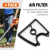 4pcs 545112101 Air Filter Replacement for Husqvarna Craftsman 125B 125BV
