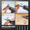 6 PCS Countersink Drill Bit Set, 5 PCS Quick Change