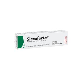 Siccaforte | Intensive Dry Eye Gel with Carbomer | Smooth, Moisturizing for Fresh Eyes | Soothing and Sore Eyes | Comfortable for Day Time Use