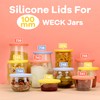 100mm Silicone Lid For Weck 743|745(1 Liter)|738|739|740|741|742|744|748|974 Glass Jars, 2