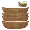 Frillybutts Trough Coconut Liners for Planters Horse Trough Coco Liners