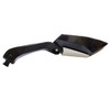 MotorToGo Black Carbon Motorcycle Mirrors for 2006 Yamaha YZF R6