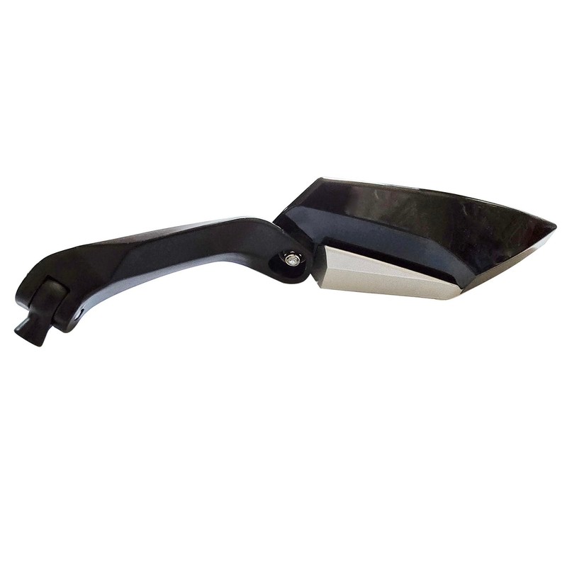 MotorToGo Black Carbon Motorcycle Mirrors for 2006 Yamaha YZF R6