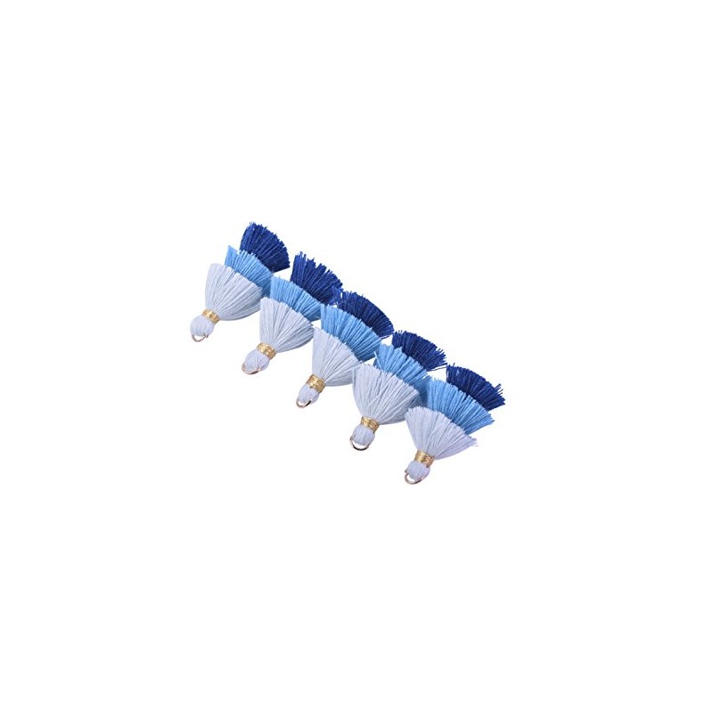 KONMAY 10 borlas pequeñas de tres capas de 3,5 cm