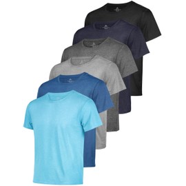 URATOT Men's Workout Shirts Short Sleeve Dry Fit Athletic T-Shirts Moisture Wicking Running Gym Active Lightweight Tee Top