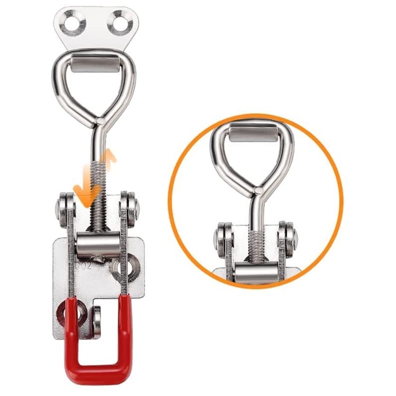 IMAGINE 2 Pack 4003 Adjustable Toggle Latch Clamp Smoker Latch