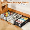 BEABOY Under Bed Storage with Wheels, Rolling Under Bed Storage