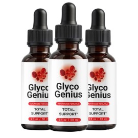 (3 Pack) Glyco Genius Drops Support Blood Health and General Wellness