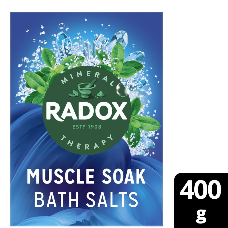 Radox Mineral Therapy Muscle Soak Bath Salts uniquely blended bath