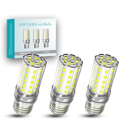 HAONIULED E26 led light bulb 10W 6500K daylight White 1100 lumen, light bulbs 100 watt Equivalent Incandescent Bulbs,E26/E27 Base, led bulbs Non-dimmable ceiling fan light bulbs LED Corn Bulb 3 Pack
