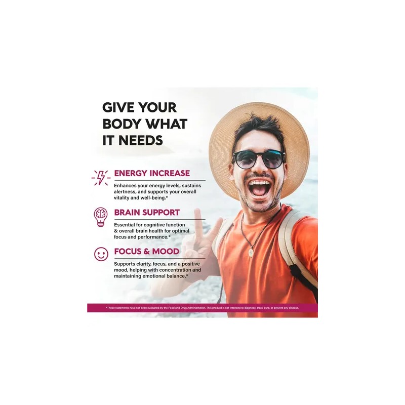 Vitamina B12 Sublingual Gotas Orgánica 5000 Mcg Vegano Sabor