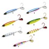Hayabusa Jack Eye Sawara Spin 60-1 Real Fish Scale Blue