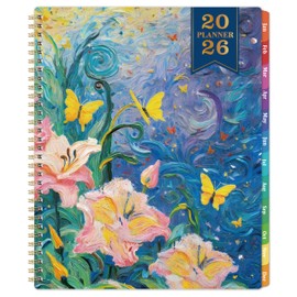 2026 Planner - Planner 2026 Weekly and Monthly from January to December, 9" x 11", 2026 Weekly Monthly Planner with Inner Pocket, Colorful Coated Tabs