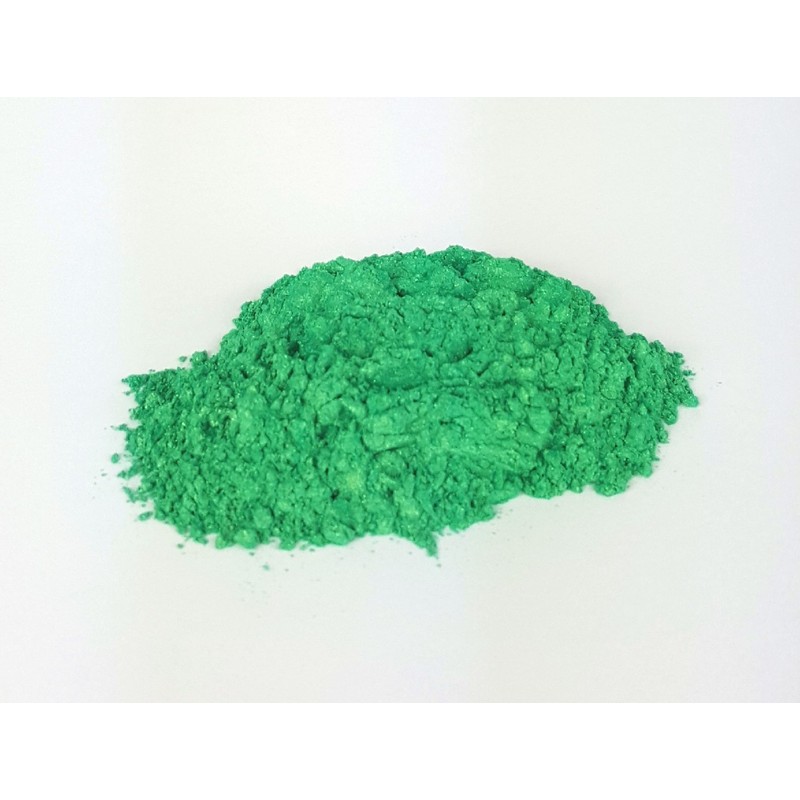 Cosmetic Mica Powder Bejewelled Green 3g-20g for Soap, Eyeshadow, Bathbombs