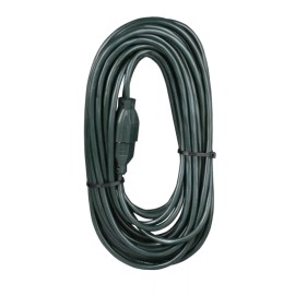 HDX 50 ft. 16/3 Light Duty Indoor/Outdoor Landscape Extension Cord, Green