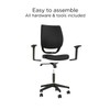 Union & Scale Staples UN59380 Essentials Fabric Task Chair, Black