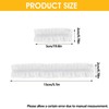 Geebymol 200 Pack Disposable Ear Protectors Clear Ear Covers for