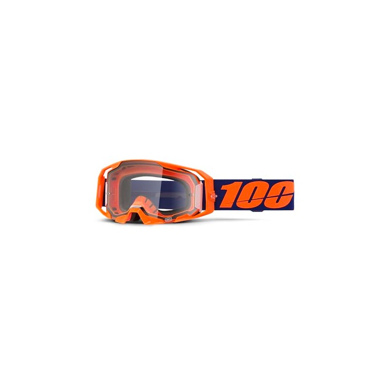 100% ARMATIC Goggle Neon Orange - Clear Lens