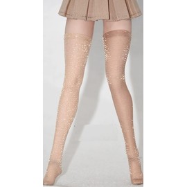 [TOYBARJAPAN] 1/6 Scale Action Figures Compatible with TBLeague Body, Beautiful Women Fashion, Ultra Thin Glitter Stockings (Does Not Include Body) (No. 2)