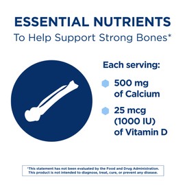 Citracal Calcium Gummies, Calcium Supplement with Vitamin D3, Support Bone Health, for Ages 12+, Natural Raspberry Flavor, 60 Count