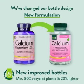 Holland & Barrett Calcium Magnesium Vitamin D & Zinc 240 Tablets