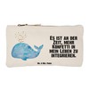 Mr. & Mrs. Panda Whale Confetti Makeup Bag, White, Hand