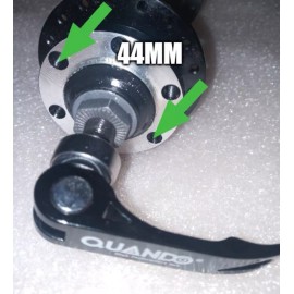 TORX Outlaw Ebikes  Quando Fat bike front hub aluminum 150mm QR disc type. TORX Outlaw Ebikes