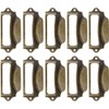 RUIAN Antique Drawer Label Pulls Cabinet Frame Handle Name Card