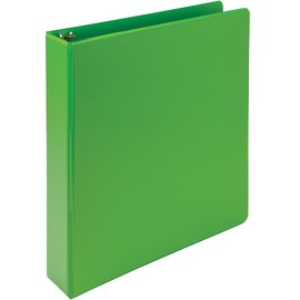 Samsill Plant-Based 1.5 Inch Durable Round Ring, Made in USA, View Binder, Eco-Friendly, USDA Certified Biobased, Single, Bright Green