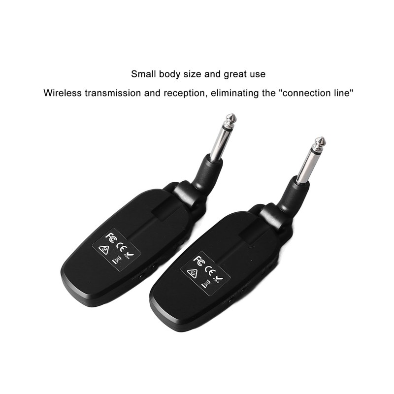 Wireless Guitar System Multifunctional Rechargeable Bass Transmitter Receiver for Violin