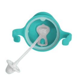 b.box Sippy Cup with Weighted Straw, Drink from Any Angle, Leak Proof, Spill Proof, Easy Grip. BPA Free, Dishwasher Safe, for Babies 6m+ to Toddlers (Jade 240ml, 8oz)