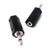 DRUT 2pcs 3.5mm Mono Jack Male to 2.5mm Mono Jack