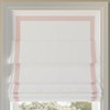 Sun Zero Marline Pink Ribbon Border 100% Total Blackout Cordless