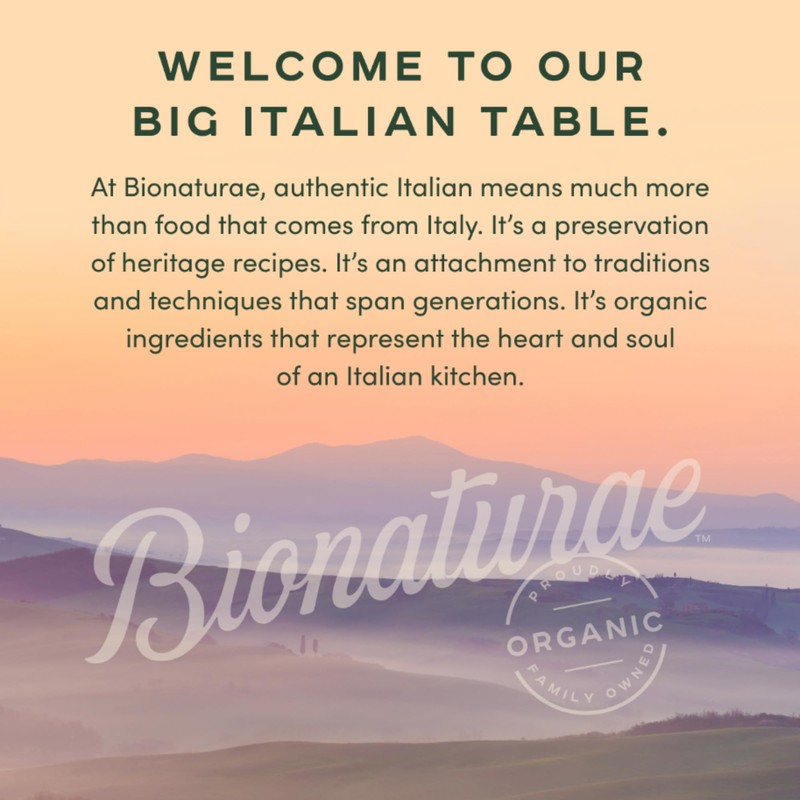 Bionaturae Sourdough Organic Spaghetti Pasta - Spaghetti Noodles Thin, Pasta