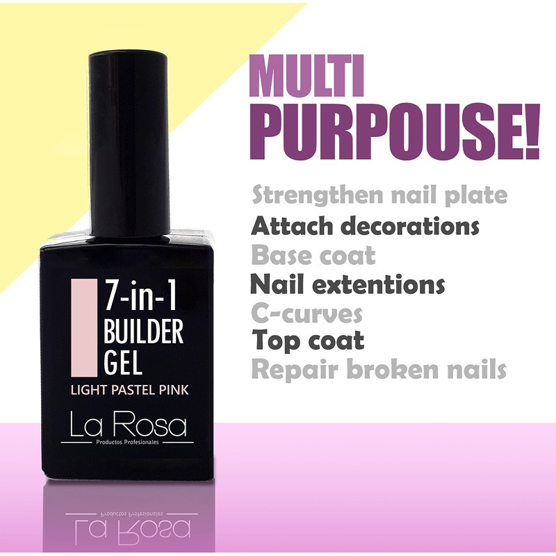La Rosa 7-in-1 BUILDER GEL in a Bottle - UV