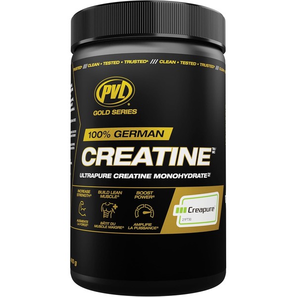 PVL Creapure Creatine Powder | 100% German Creatine Monohydrate, Canadian-Owned,