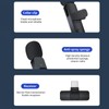 Wireless Lavalier Microphone Noise Cancelling 360° Sound 20m Range Professional