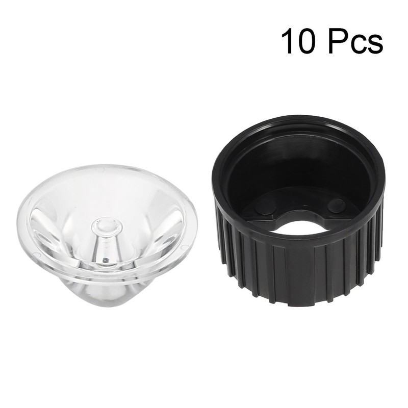 sourcing map 10 Pieces Lens with Holder for Lamp High