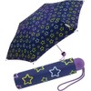 Ergobrella Children's Pocket Umbrella with Reflective Elements, glowing stars, Playful