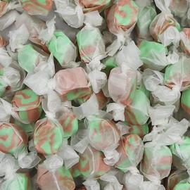 Gourmet Soft and chewy Salt Water Taffy Candies - Individually Wrapped - Bulk bags (Caramel Apple, 3 Pound (Pack of 1))