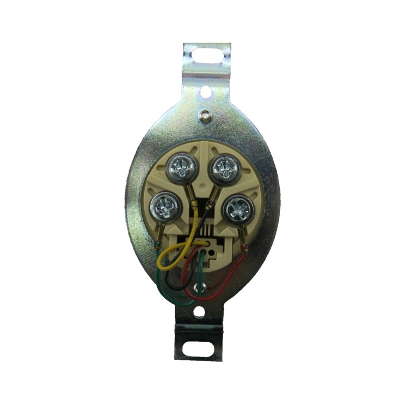 LEW Electric 812-DFB Brass Double Outlet Electrical Floor Box