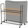 Rolling Tire Rack – Metal, Adjustable, Tire Stand & Protective