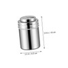 Ciieeo Seasoning Jar Versatile Condiment Container with Lid for Home