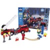 Plus-Plus 9607009 Ingenious Construction Toy, Fire Engine, PlusPlus Go! Building