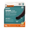 Frost King EPDM Rubber Self-Stick Weatherseal Tape, D-Section, 5/16" W,