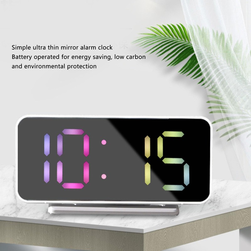 Digital Alarm Clock, USB Charging Digital Clock with Noise Reducing