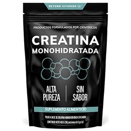 Creatina Monohidratada Micronizada en Polvo | 100% Alta Pureza Certificada | Pre Workout | 90 porciones de 5g Disuelve rápido - Suplemento Alimenticio- Veganos y/o vegetarianos | Proteina Creatine Monohydrate Pre Entreno | 450g