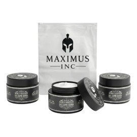 Kit 3 Unidades Balsamo Para Crecer La Barba Al 20% Cítrica