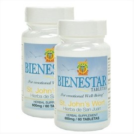 Nutrisalud Products Tratamiento natural para la depresion y tristeza. Set de 2 frascos. 100% natural